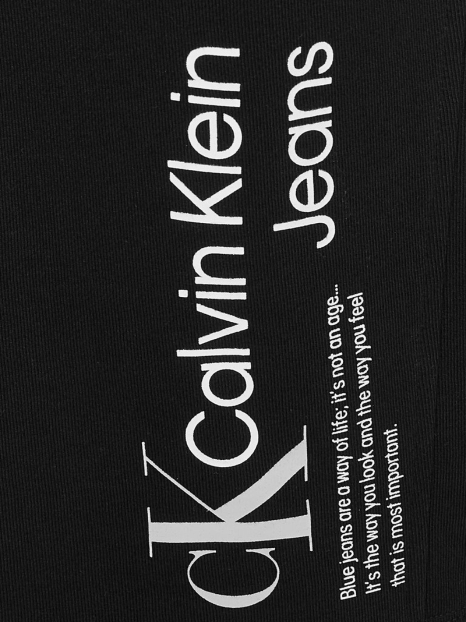detail Calvin Klein dámská černá sukně