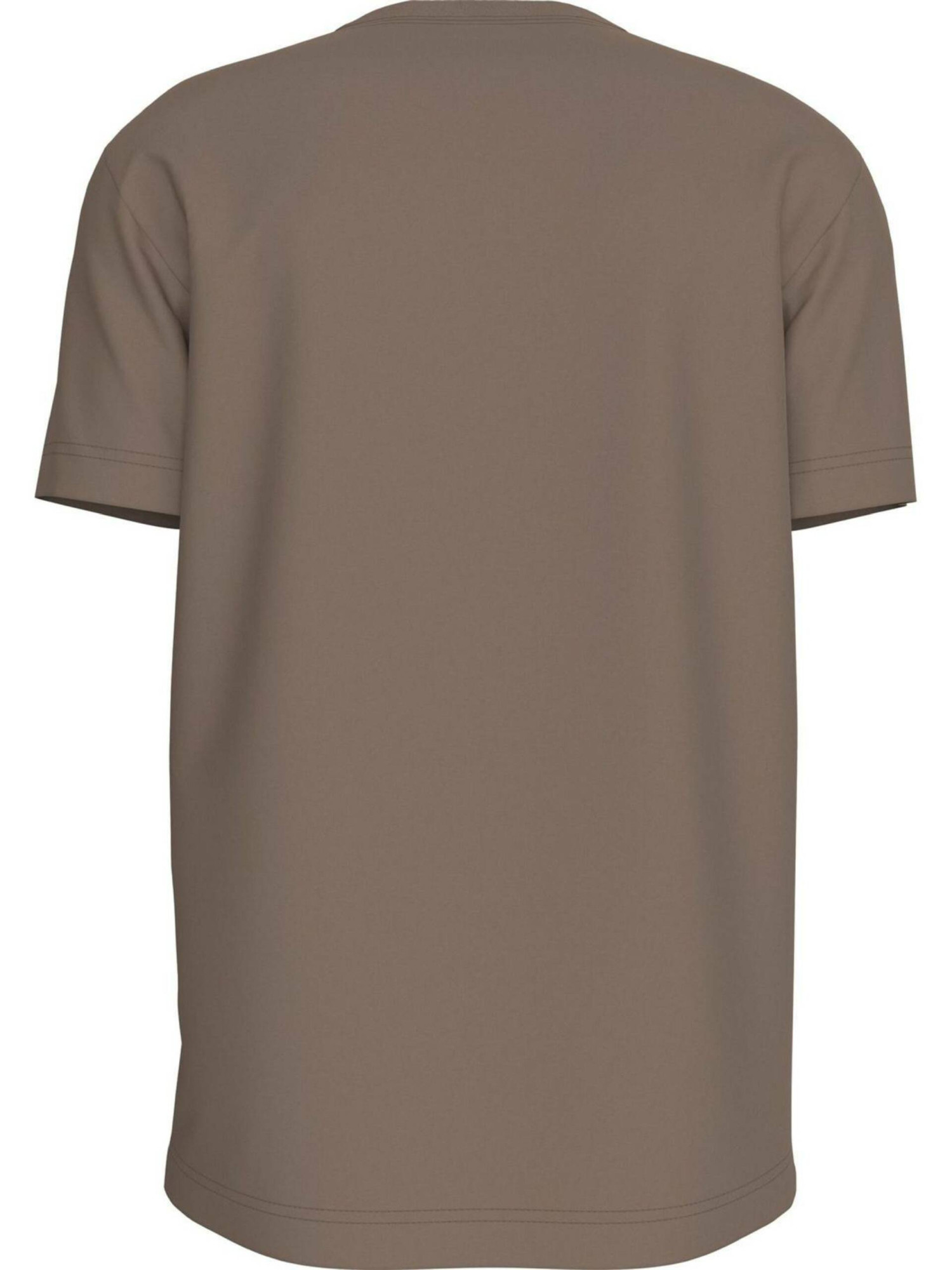detail Calvin Klein pánské světle hnědé tričko