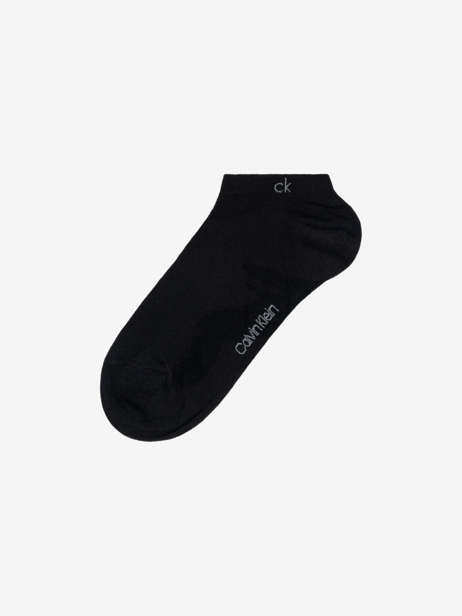 detail Calvin Klein pánské černé ponožky 2 pack