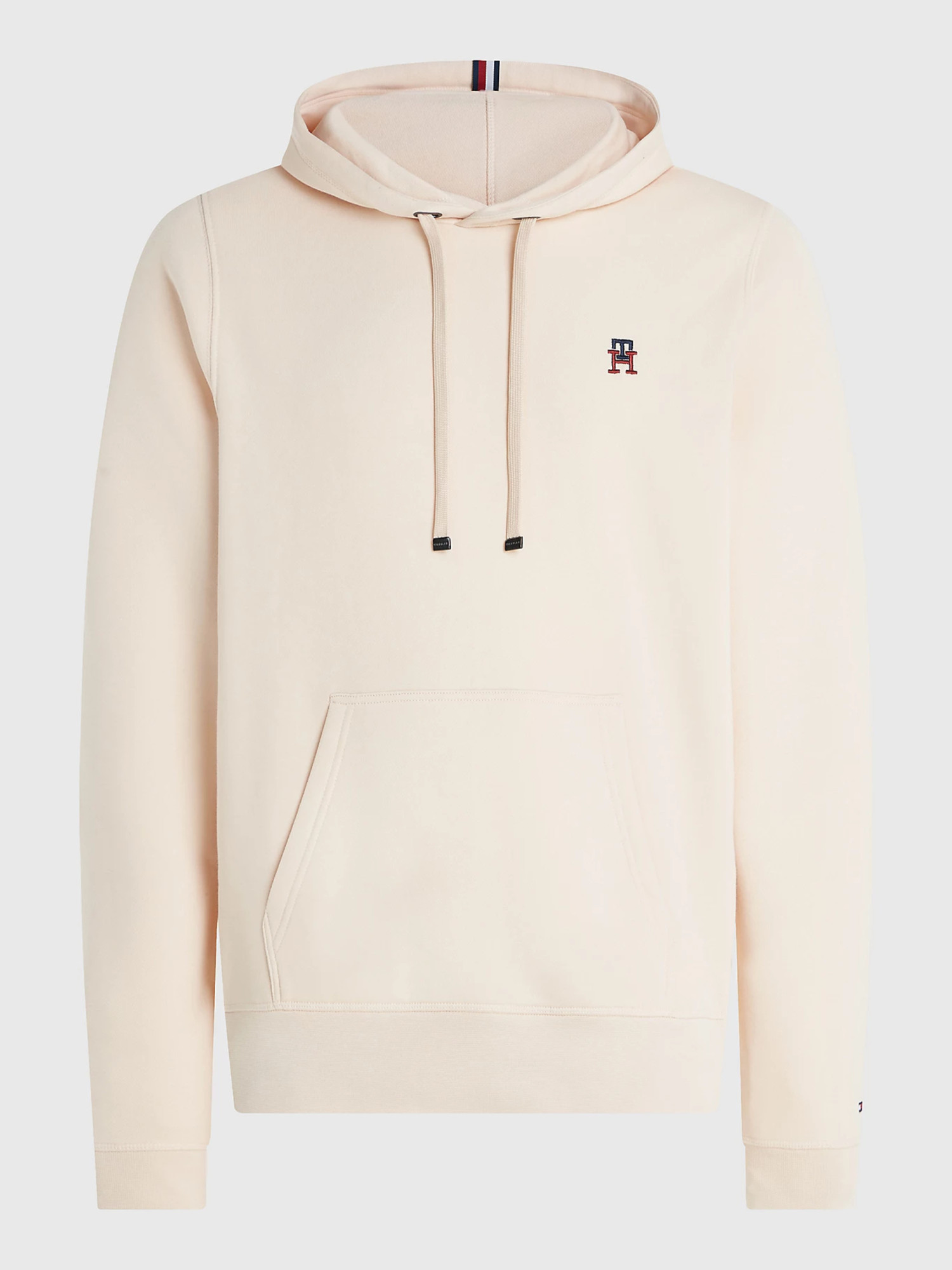 detail Tommy Hilfiger pánská béžová mikina