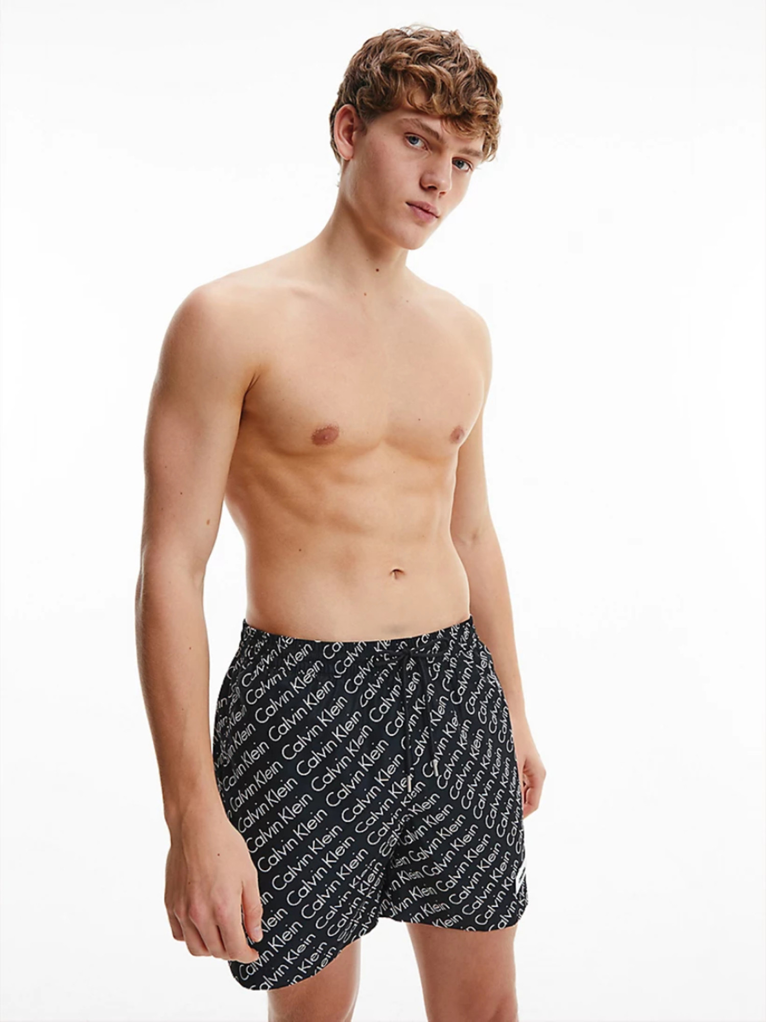 detail Calvin Klein pánské černé plavky