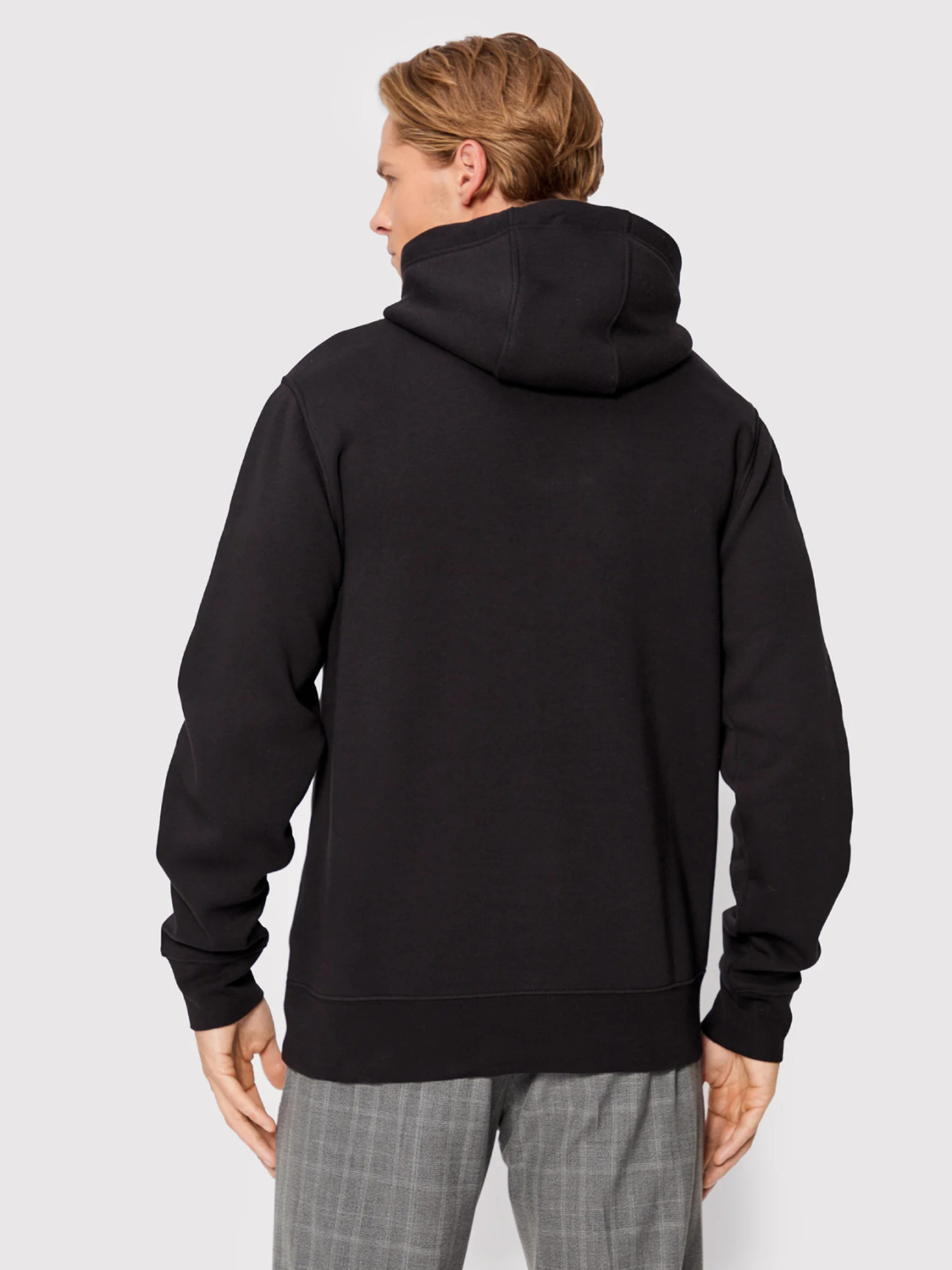 detail Tommy Hilfiger pánská černá mikina Centre