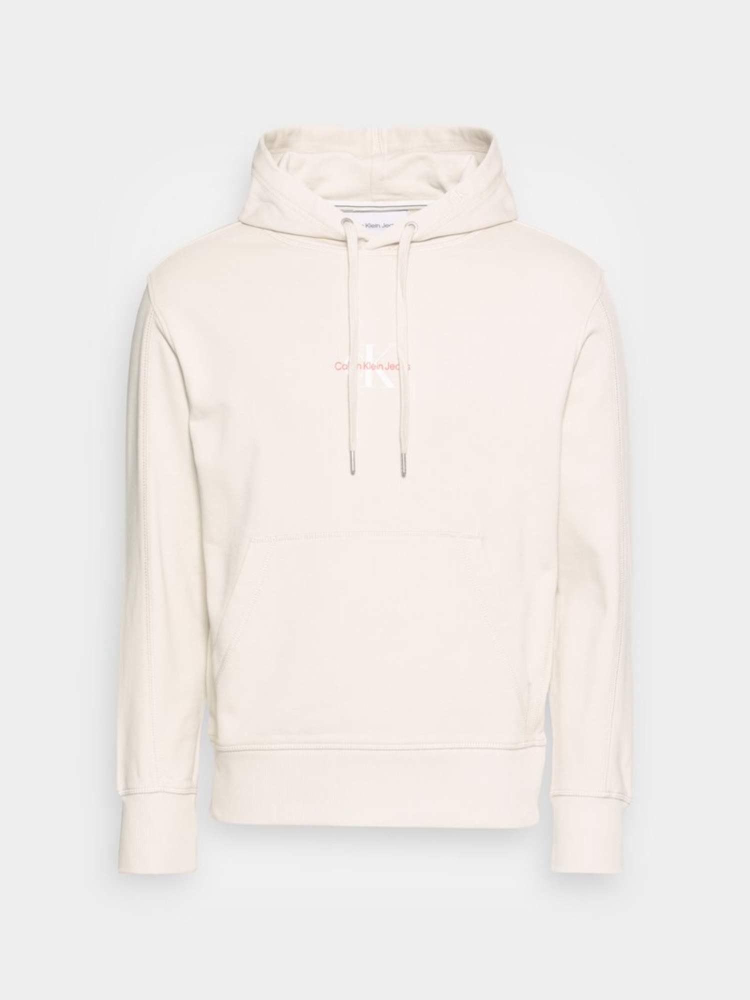 detail Calvin Klein pánská béžová mikina