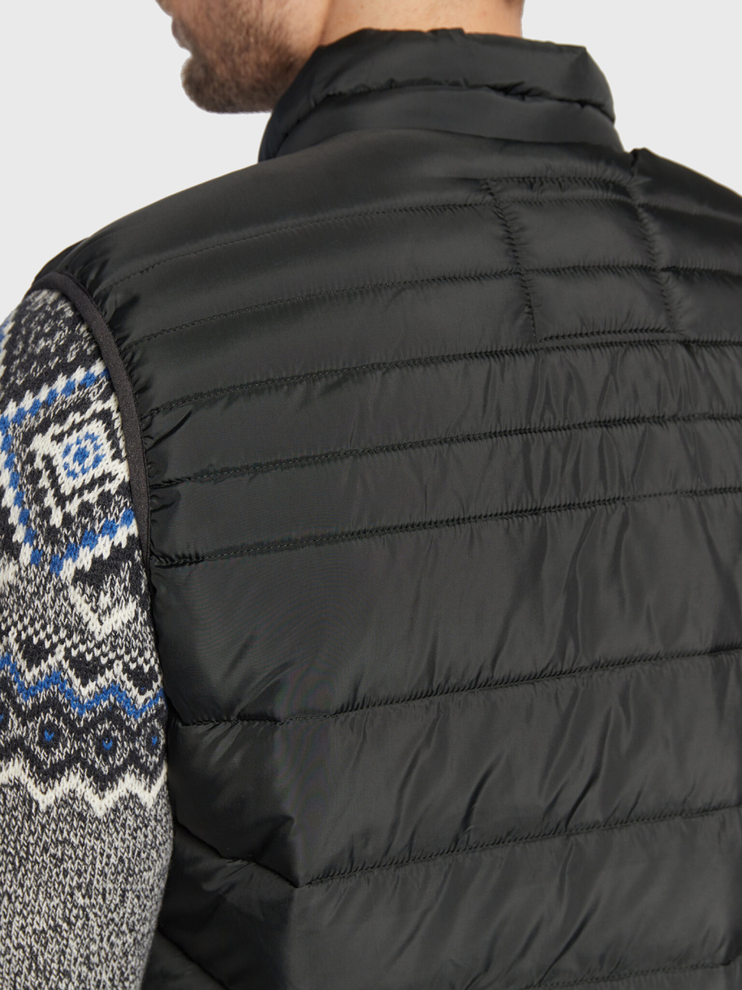 detail Pepe Jeans pánská černá vesta Jack