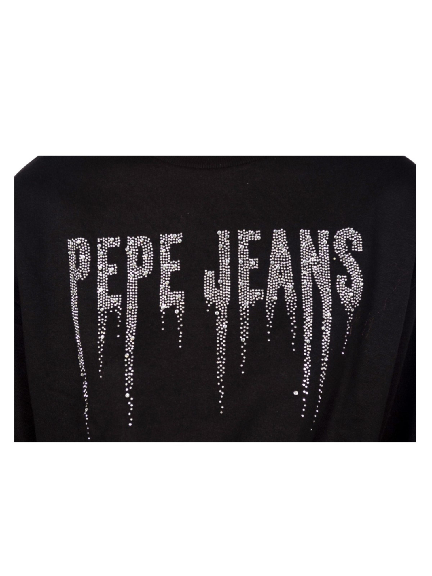 detail Pepe Jeans dámská černá mikina Debbie