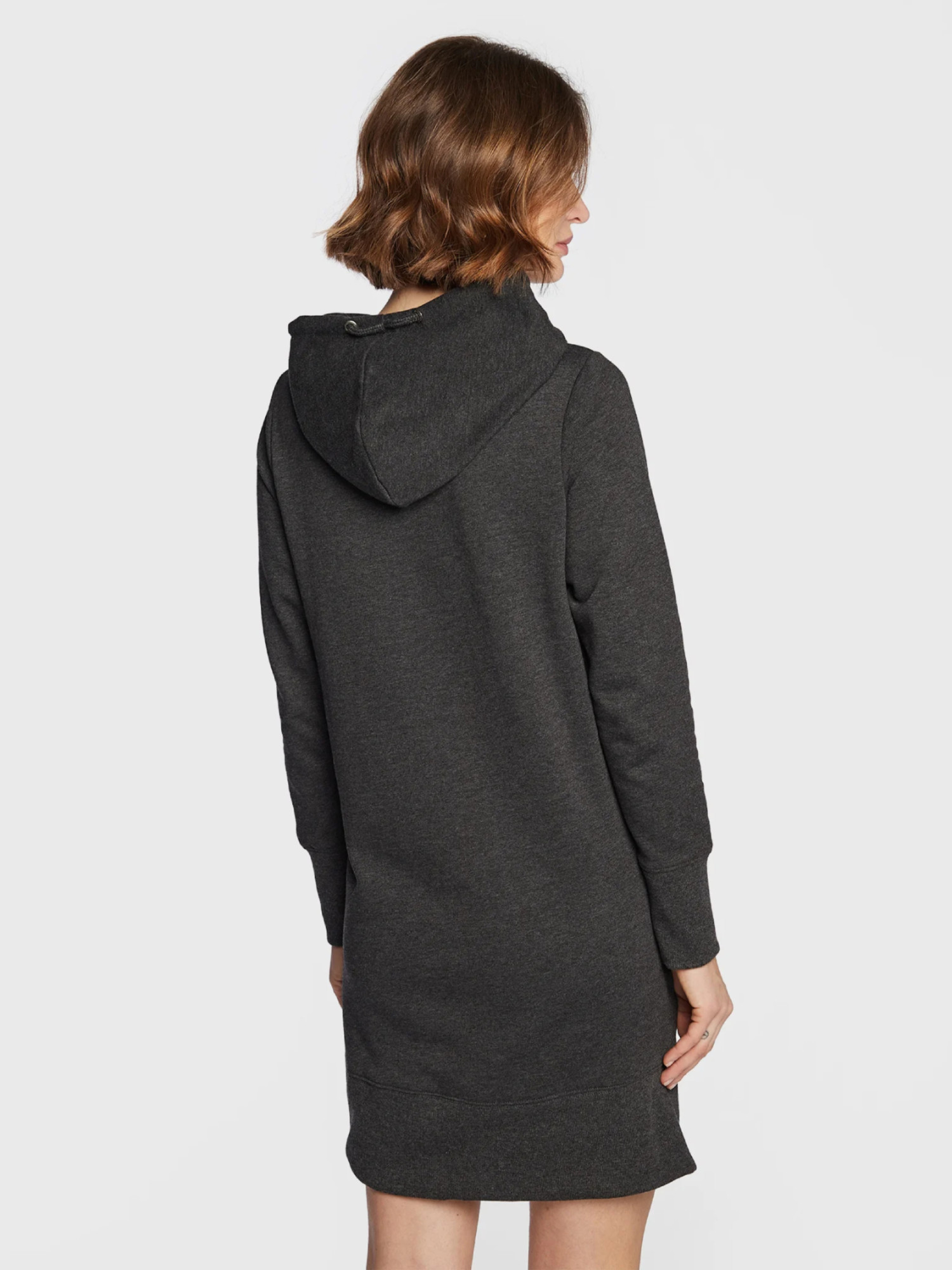 detail Pepe Jeans dámské černé mikinové šaty GISELA