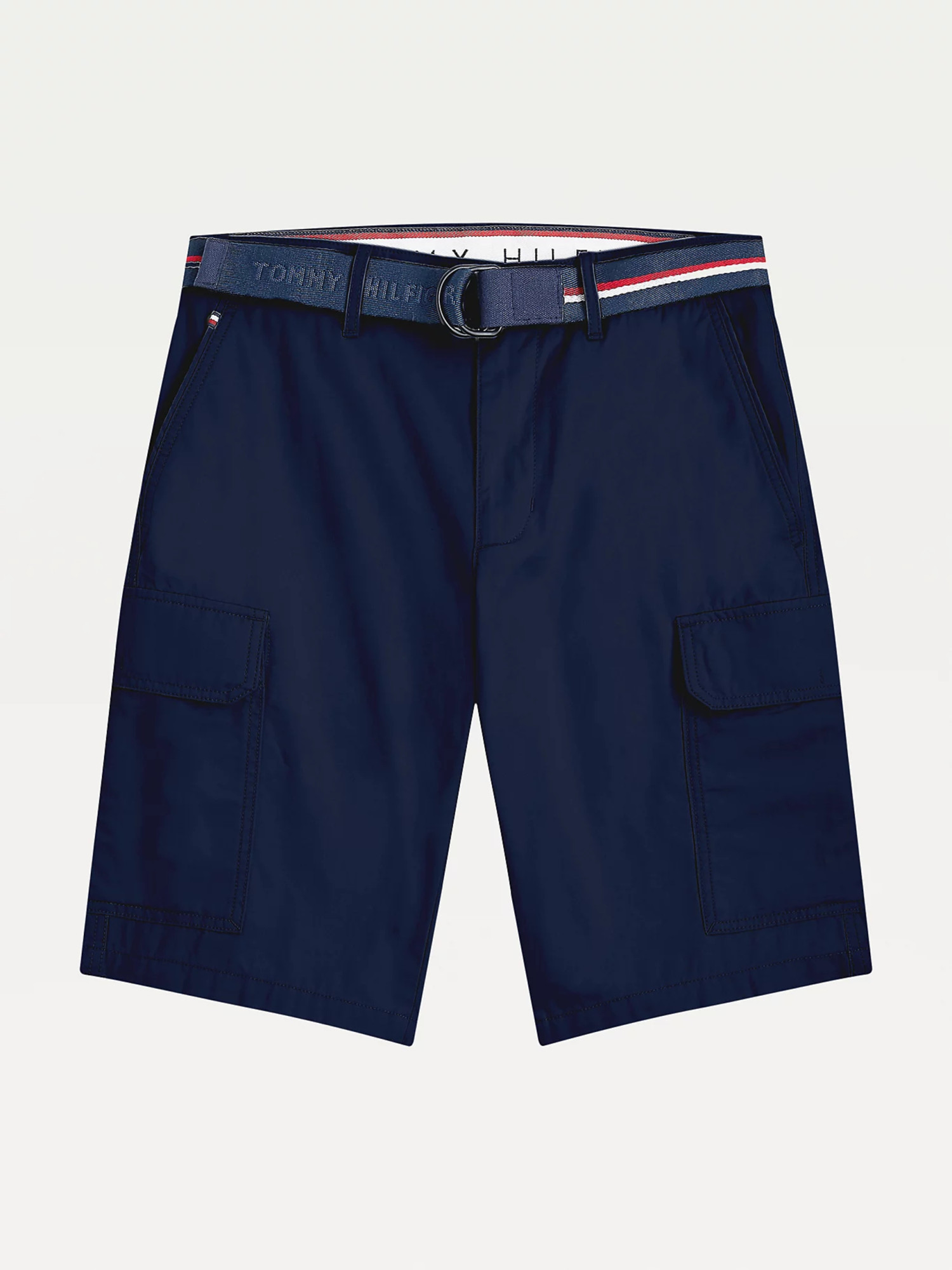 detail Tommy Hilfiger pánské tmavě modré šortky