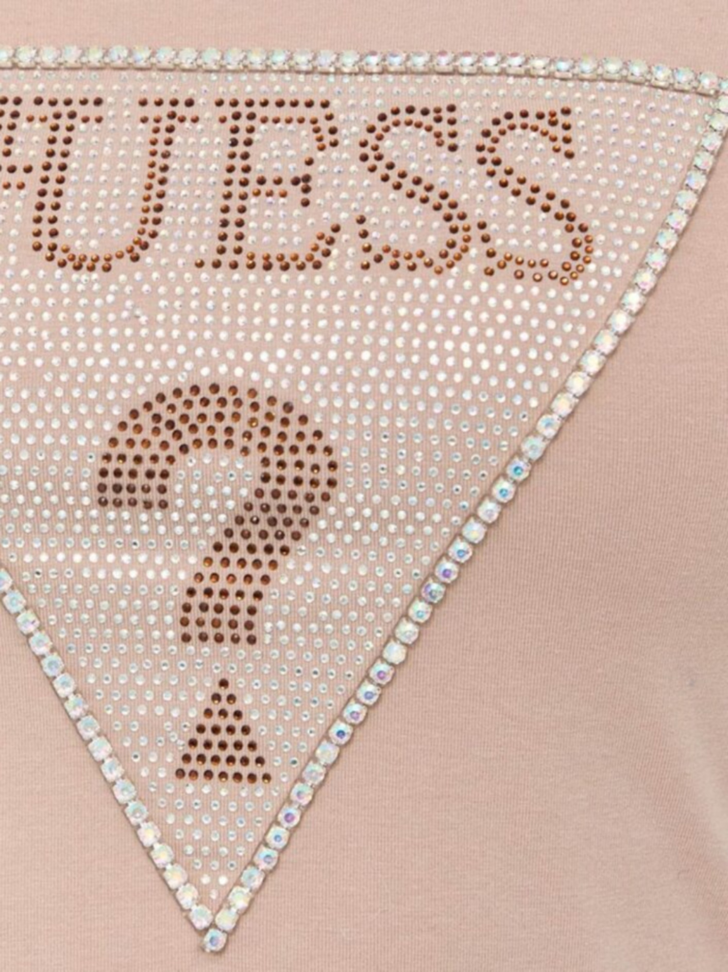 detail Guess dámské béžové tričko