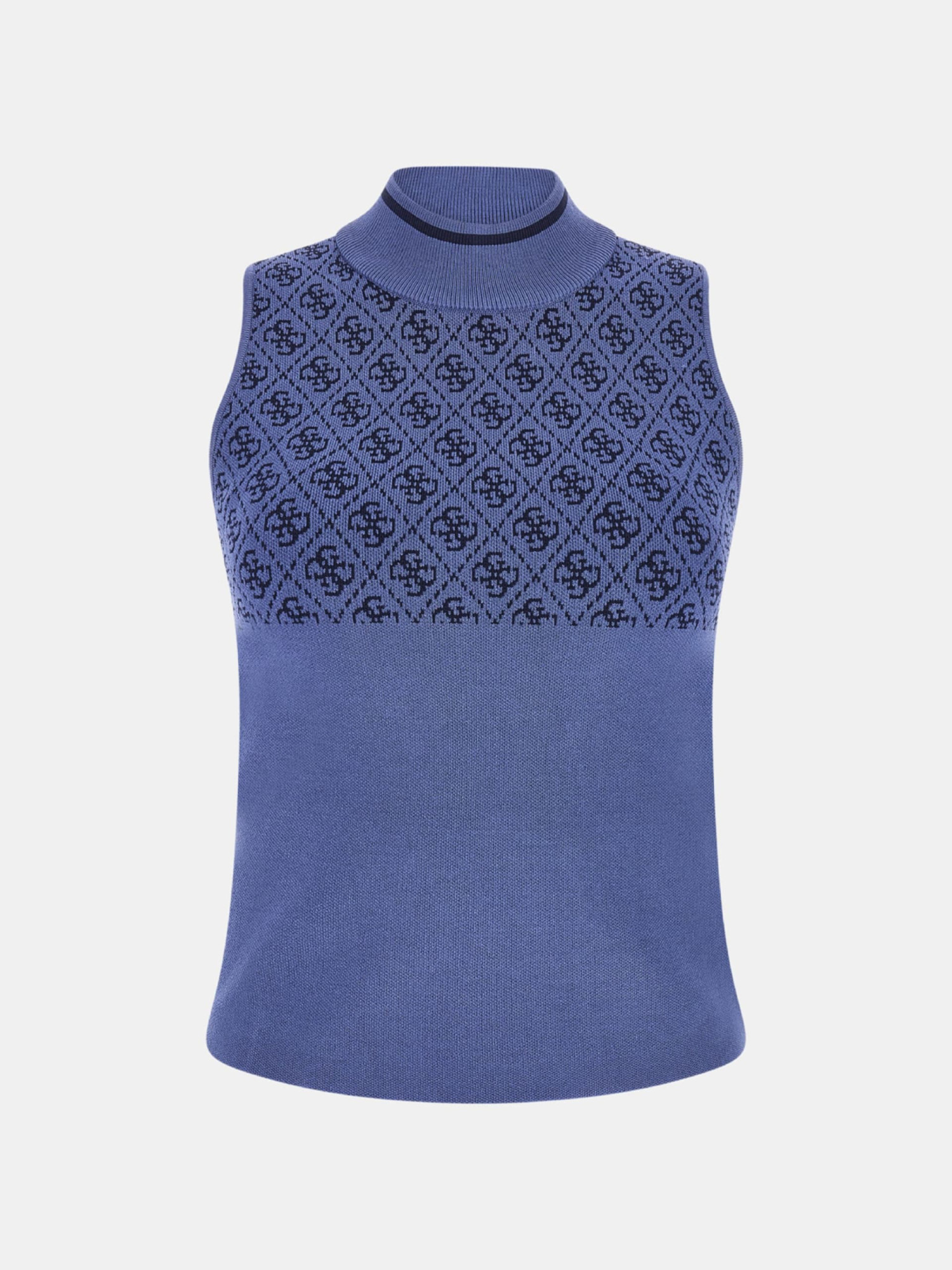 detail Guess dámský modrý svetrový top
