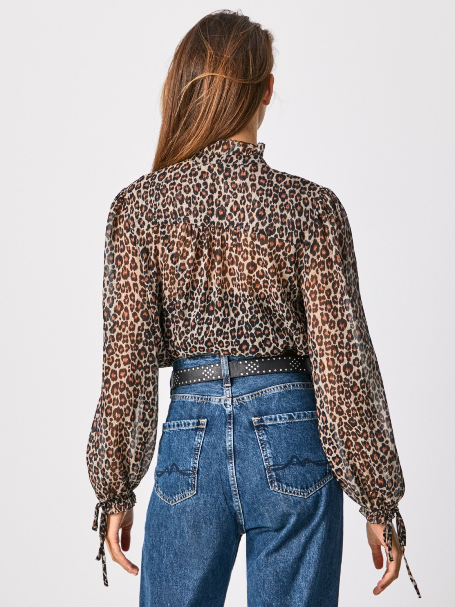 detail Pepe Jeans dámská vzorovaná halenka Annie