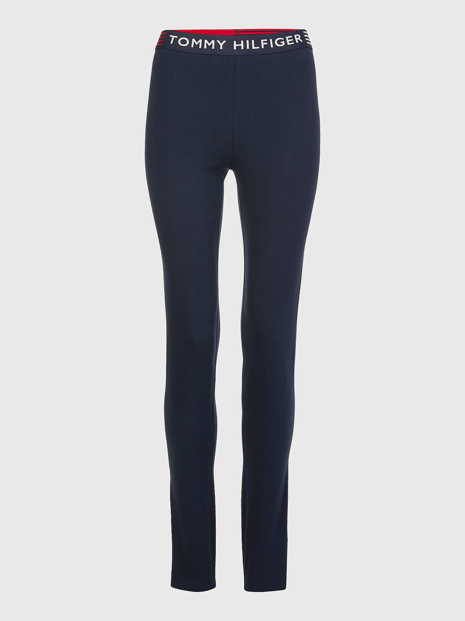 detail Tommy Hilfiger dámské tmavě modré legíny