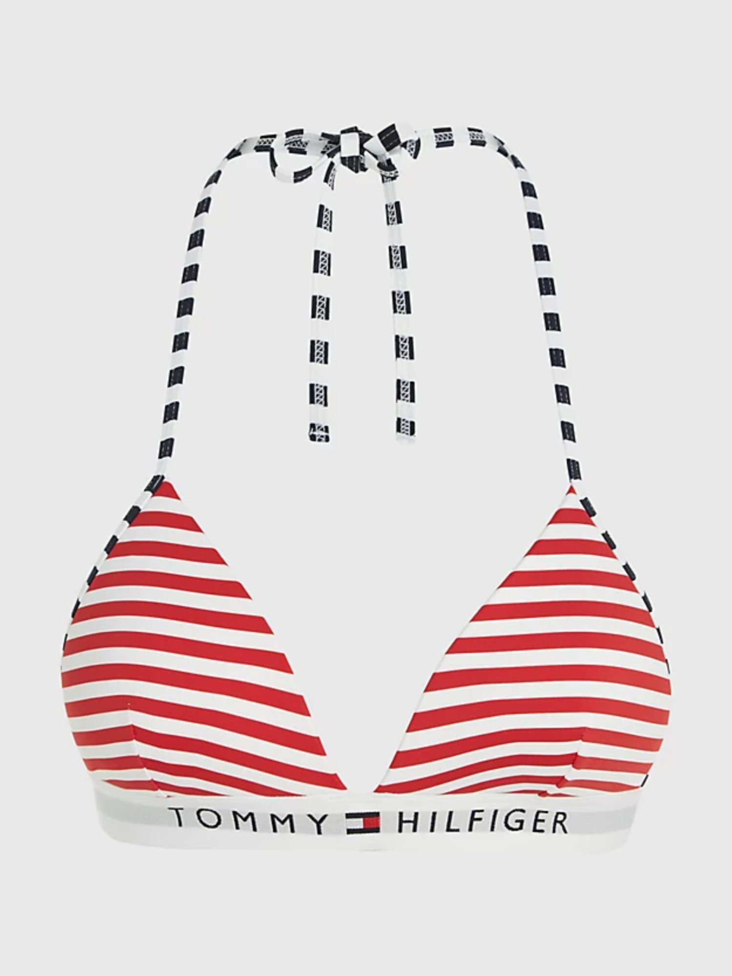 detail Tommy Hilfiger dámská pruhovaná plavková podprsenka