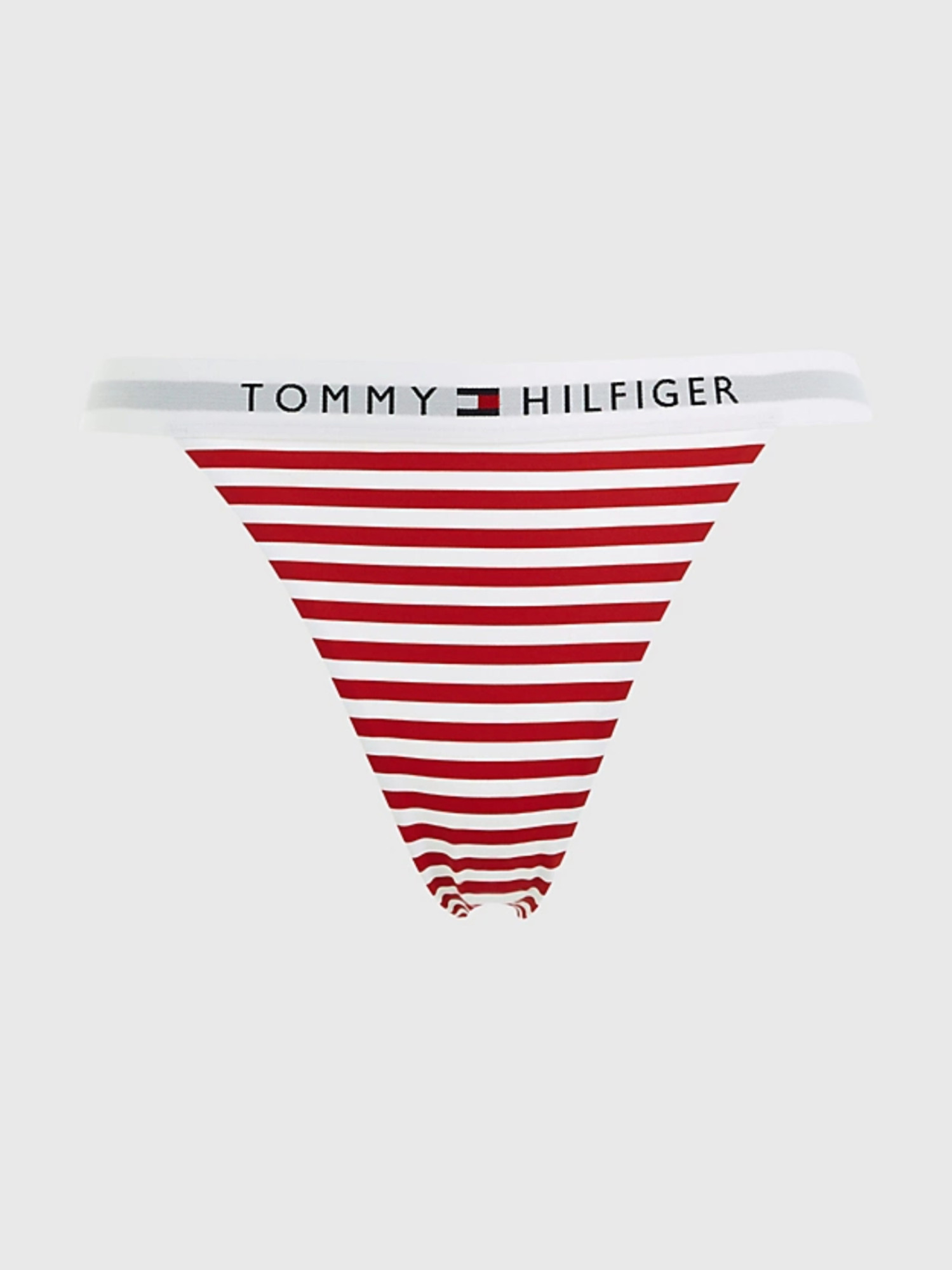detail Tommy Hilfiger dámské pruhované plavkové kalhotky
