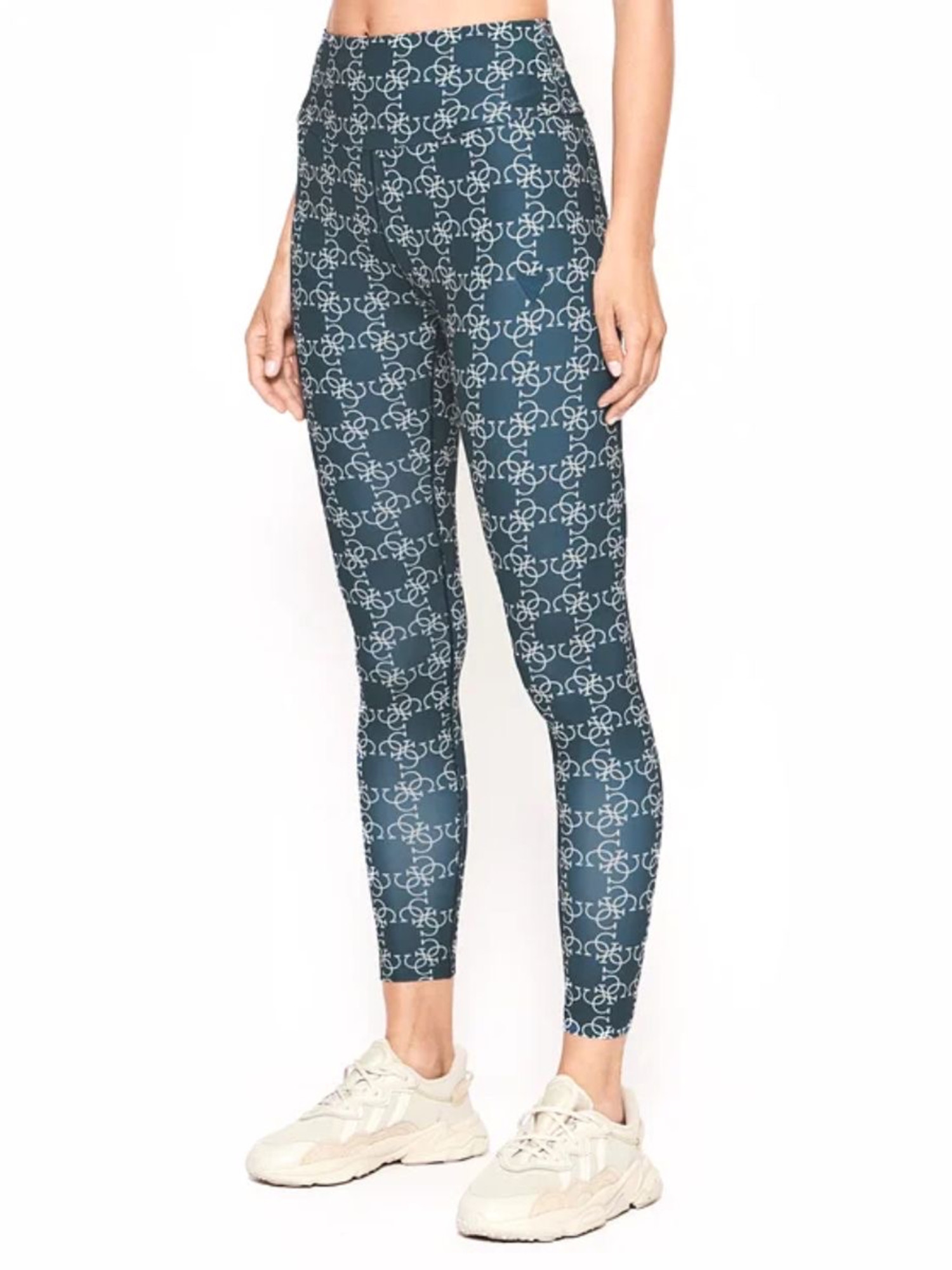 detail Guess dámské petrolejové legíny