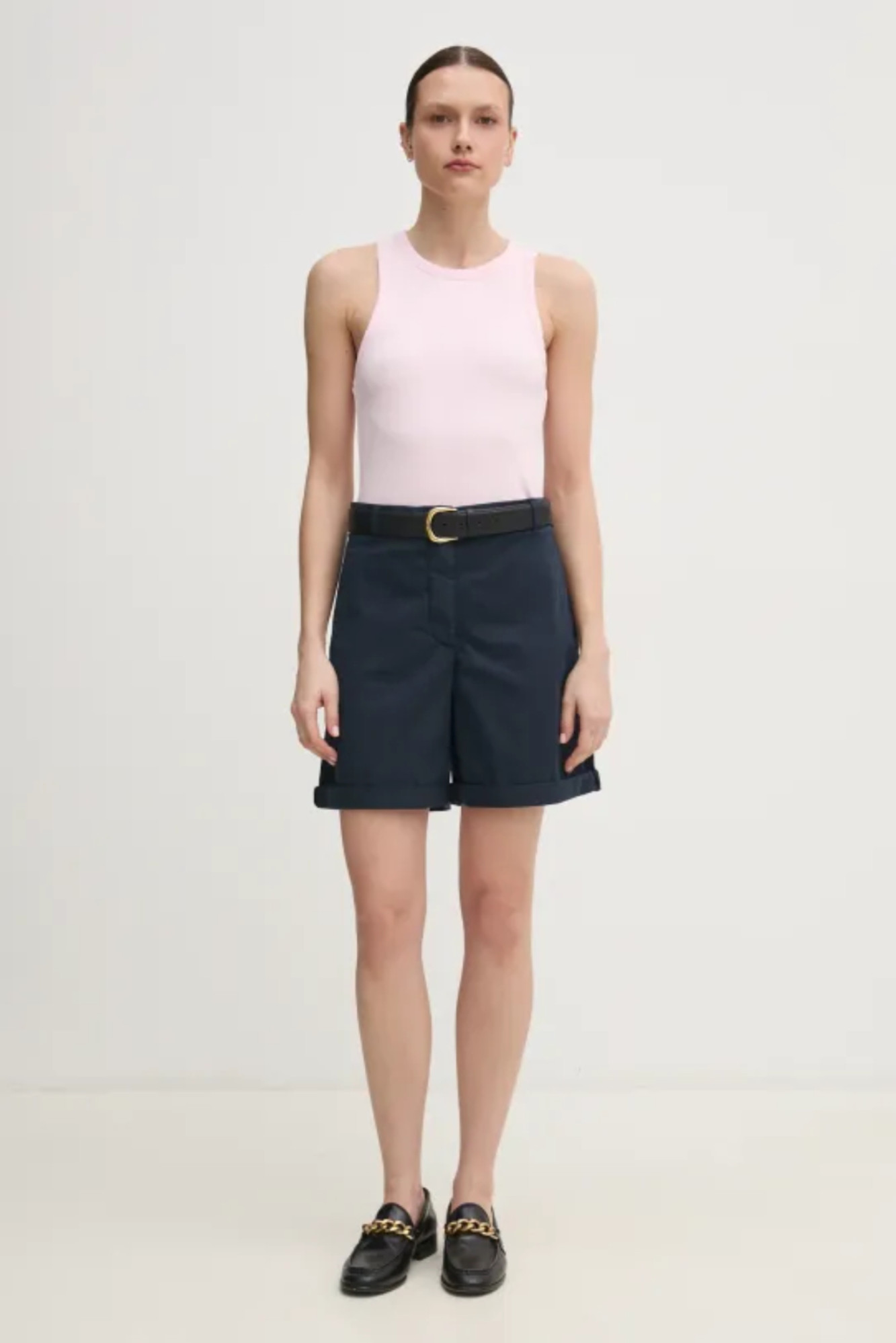 detail Tommy Hilfiger dámské růžové tílko