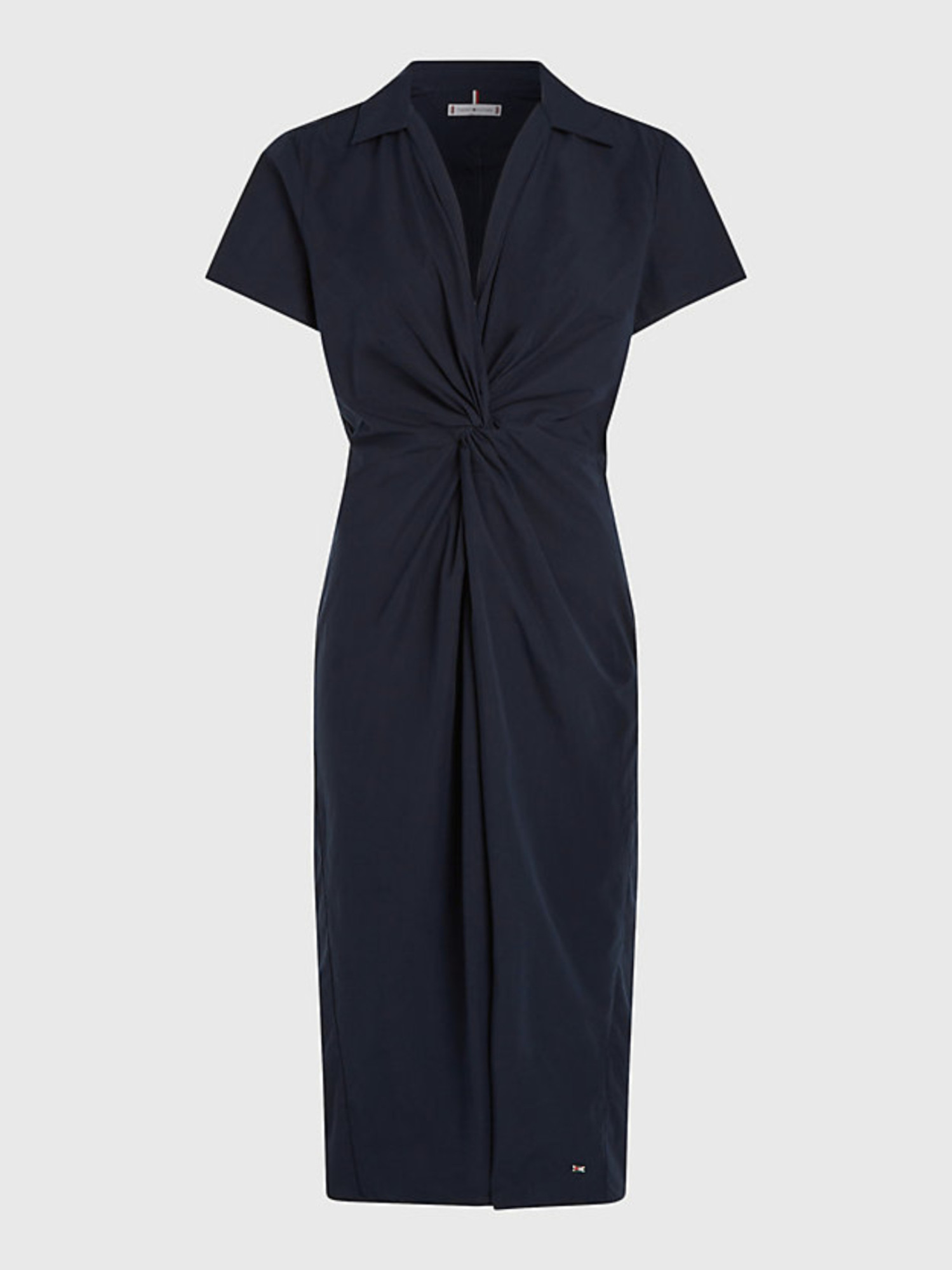 detail Tommy Hilfiger dámské tmavě modré šaty