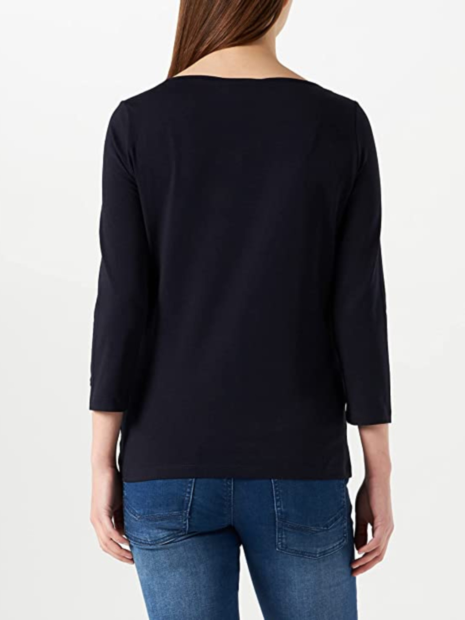 detail Tommy Hilfiger dámské tmavěmodré tričko