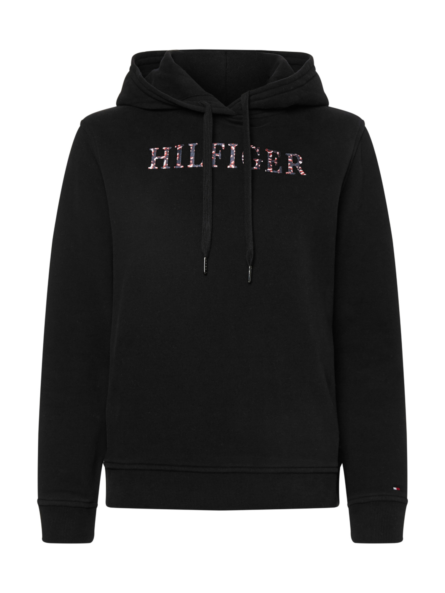 detail Tommy Hilfiger dámská černá mikina