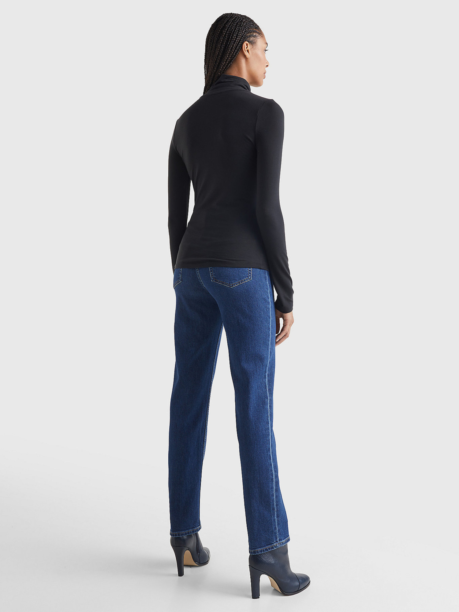 detail Tommy Hilfiger dámský černý rolák
