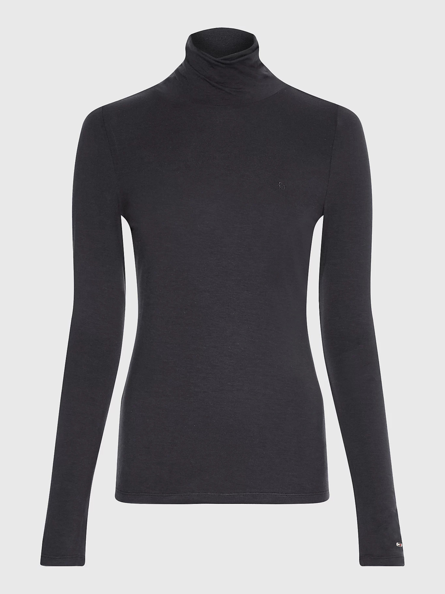 detail Tommy Hilfiger dámský černý rolák