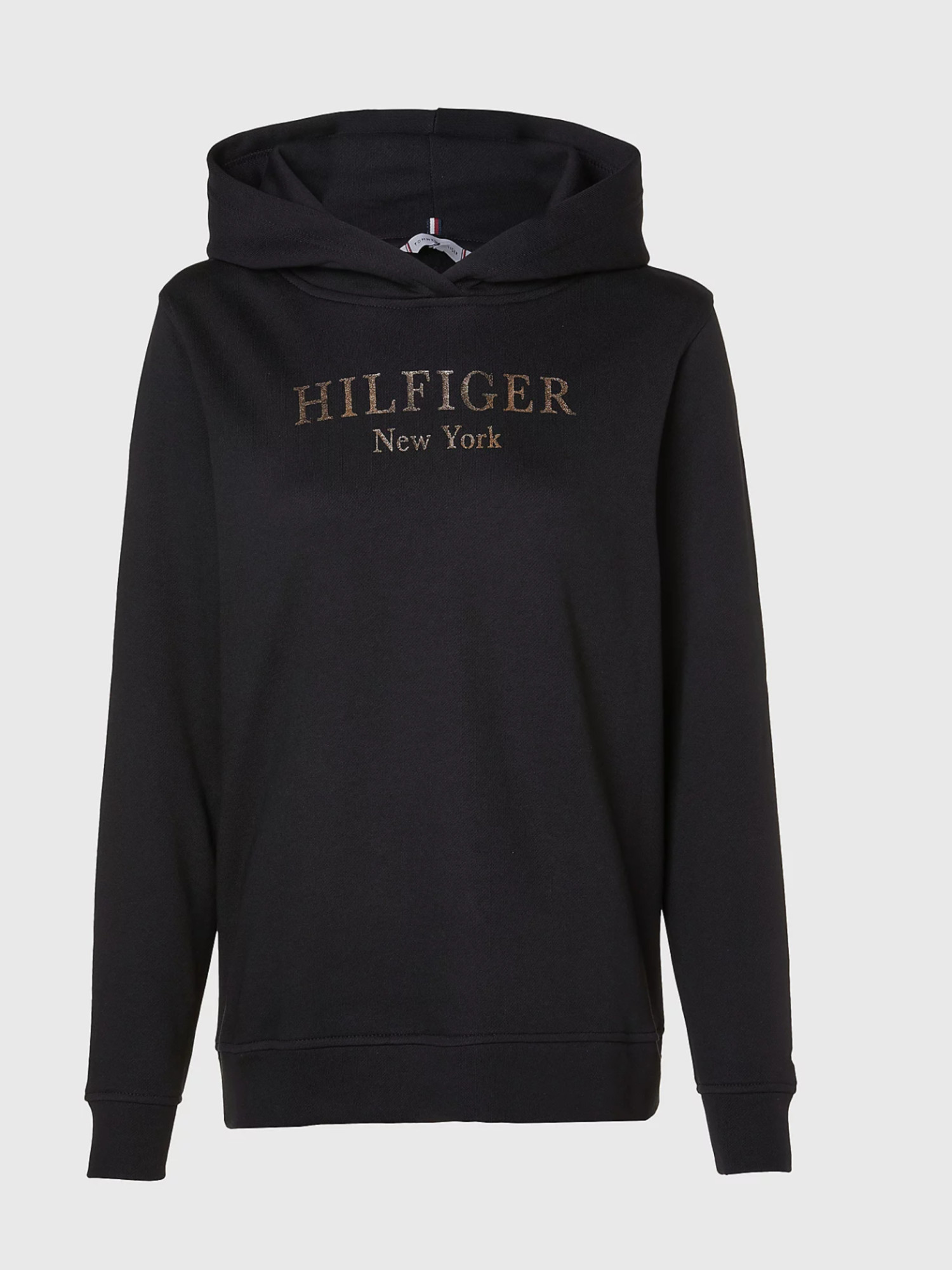detail Tommy Hilfiger dámská černá mikina