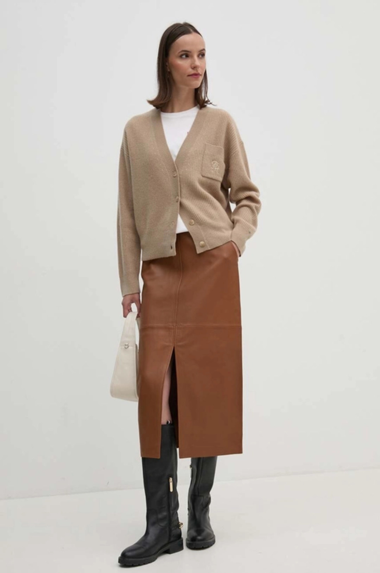 detail Tommy Hilfiger dámský vlněný svetr