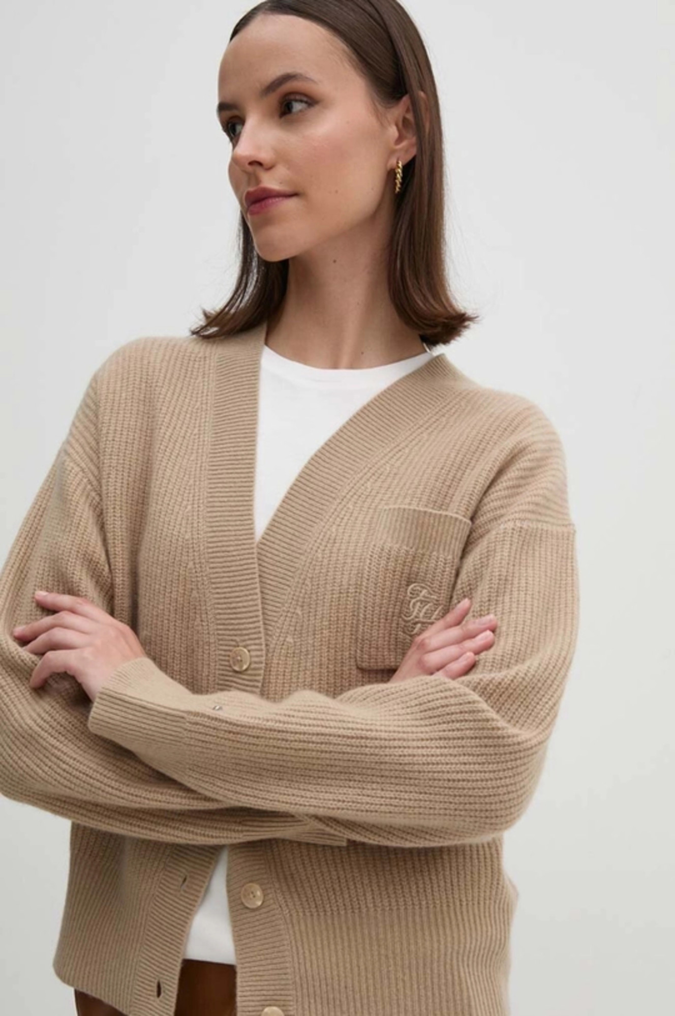 detail Tommy Hilfiger dámský vlněný svetr