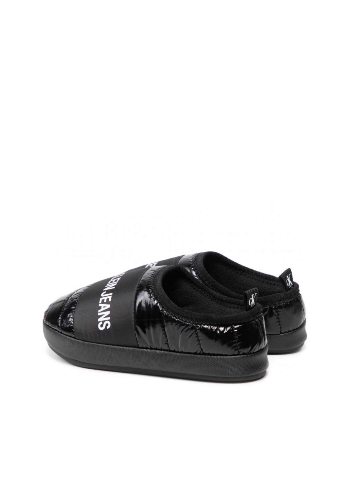 detail Calvin Klein dámské černé bačkory