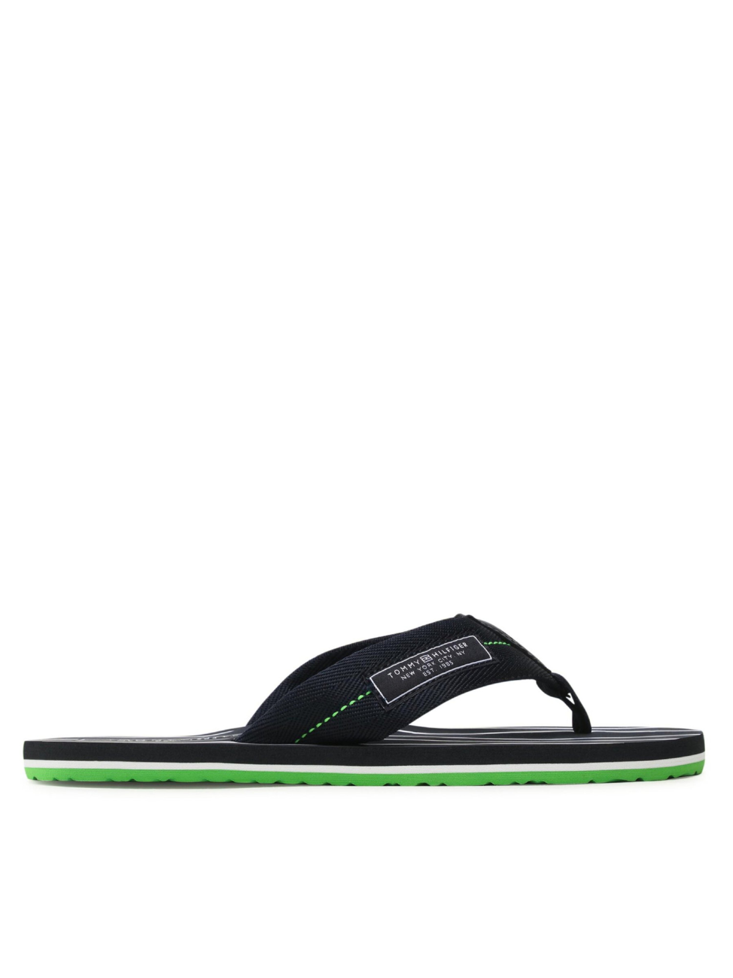 detail Tommy Hilfiger pánské tmavěmodré žabky