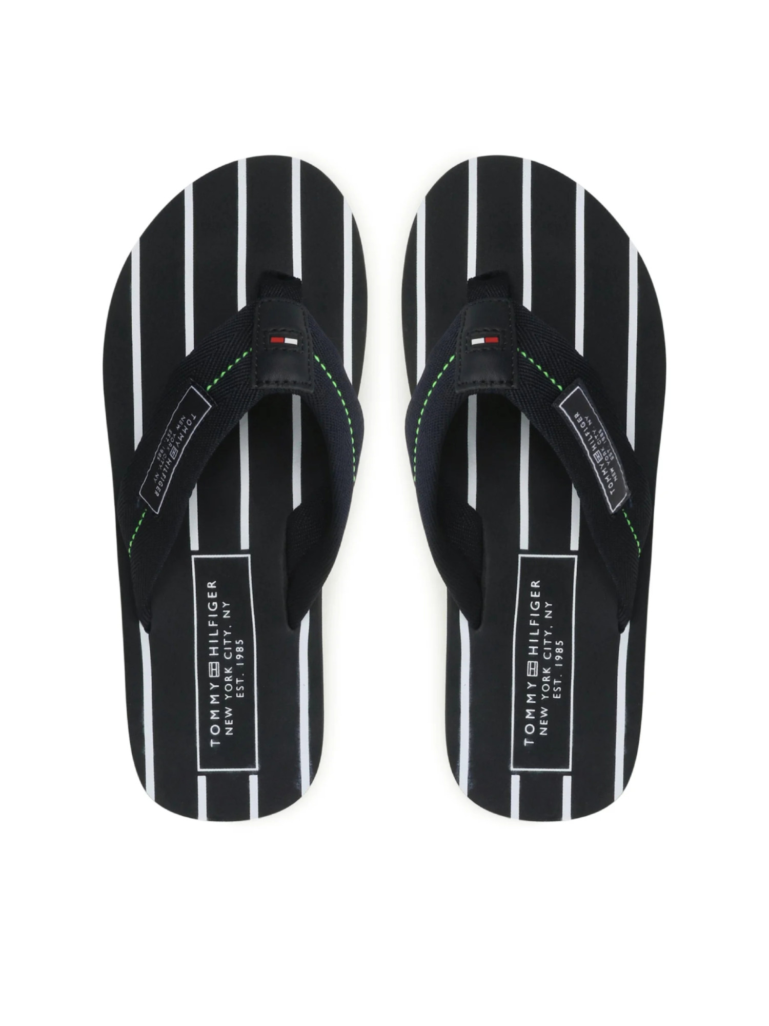 detail Tommy Hilfiger pánské tmavěmodré žabky