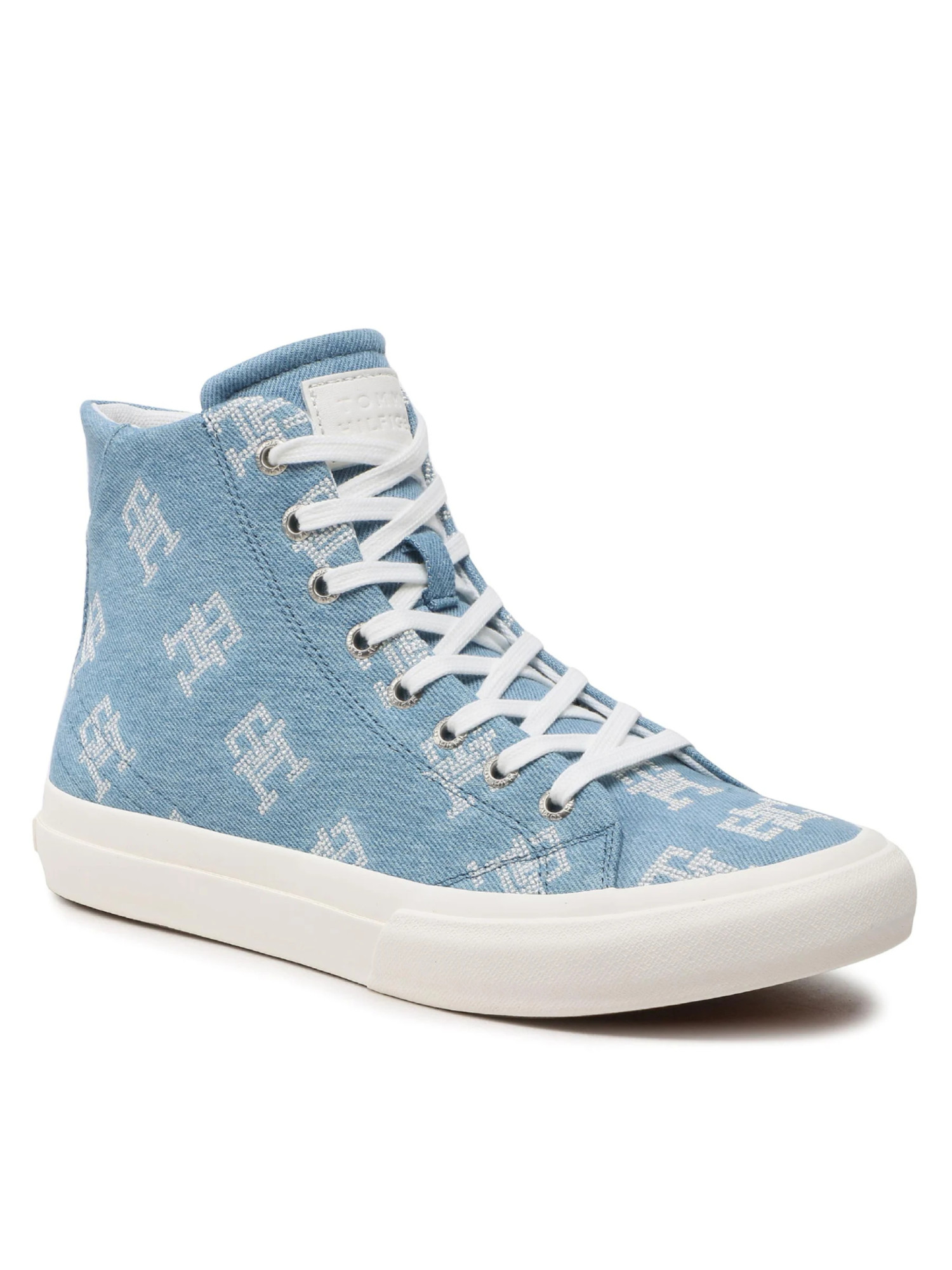 detail Tommy Hilfiger pánské džínové tenisky