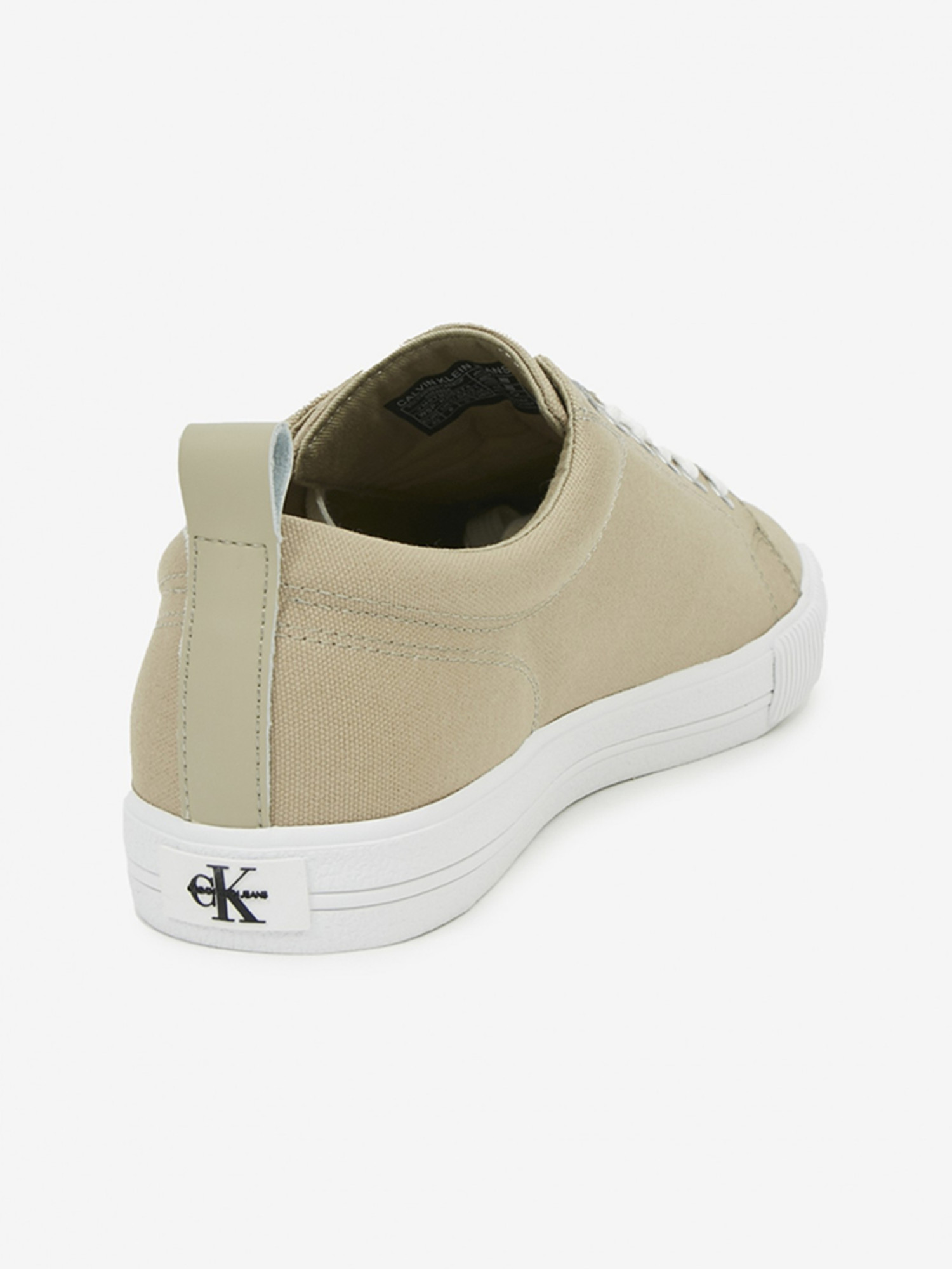detail Calvin Klein pánské béžové tenisky