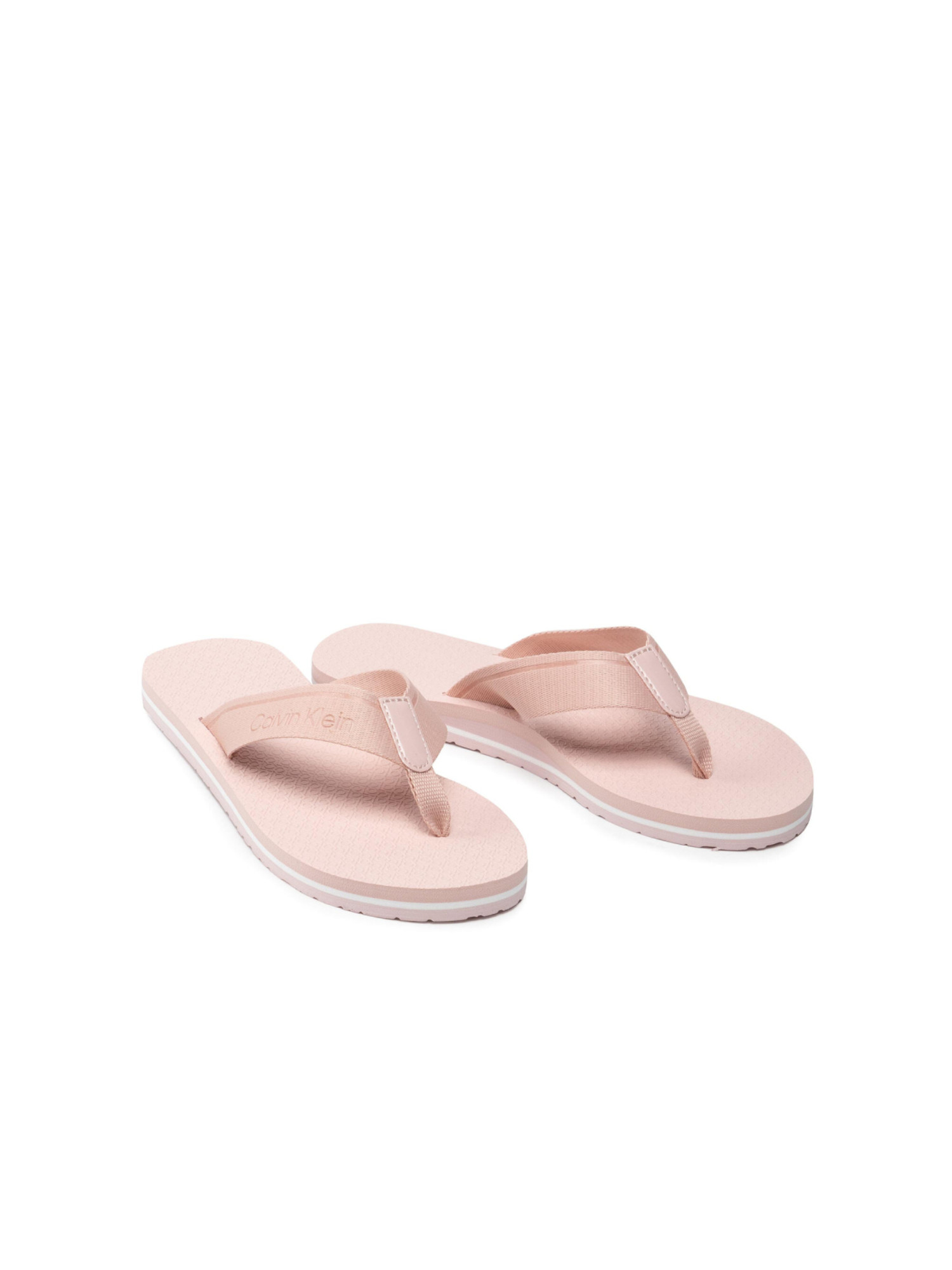 detail Calvin klein dámské růžové žabky