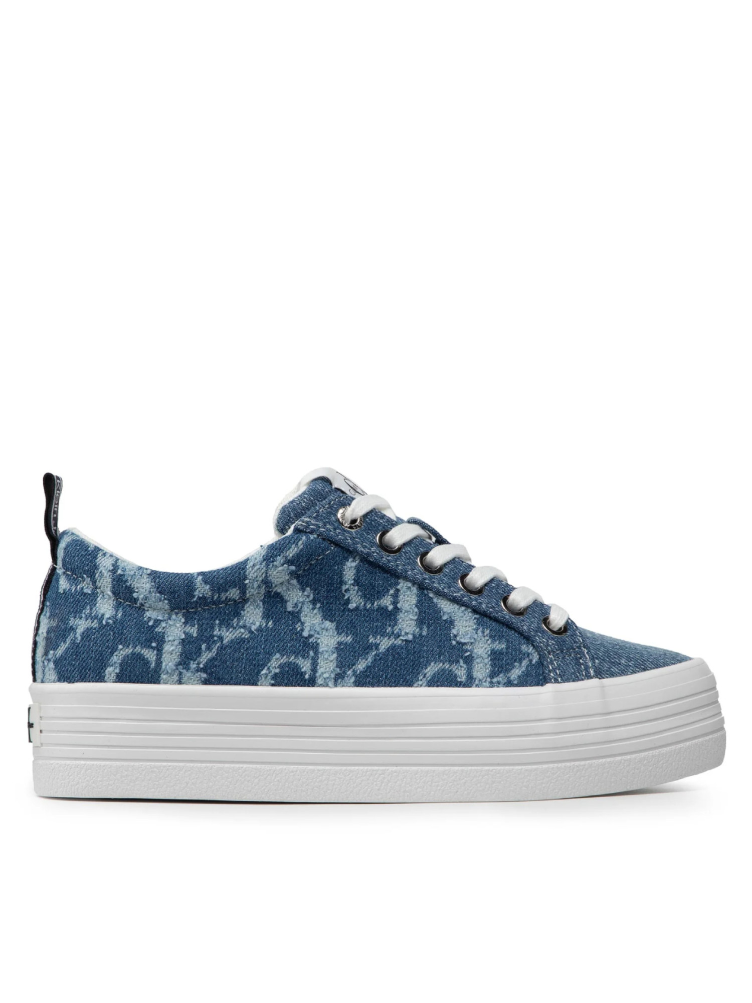 detail Calvin Klein dámské denimové tenisky