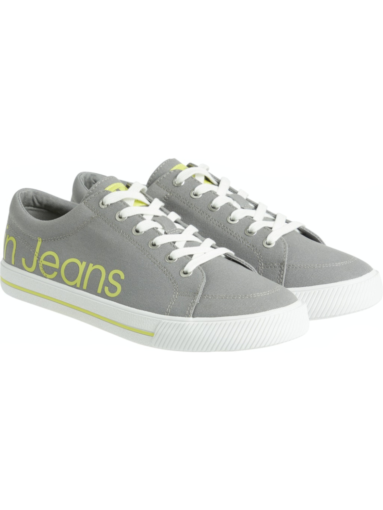 detail Calvin Klein pánské šedé tenisky