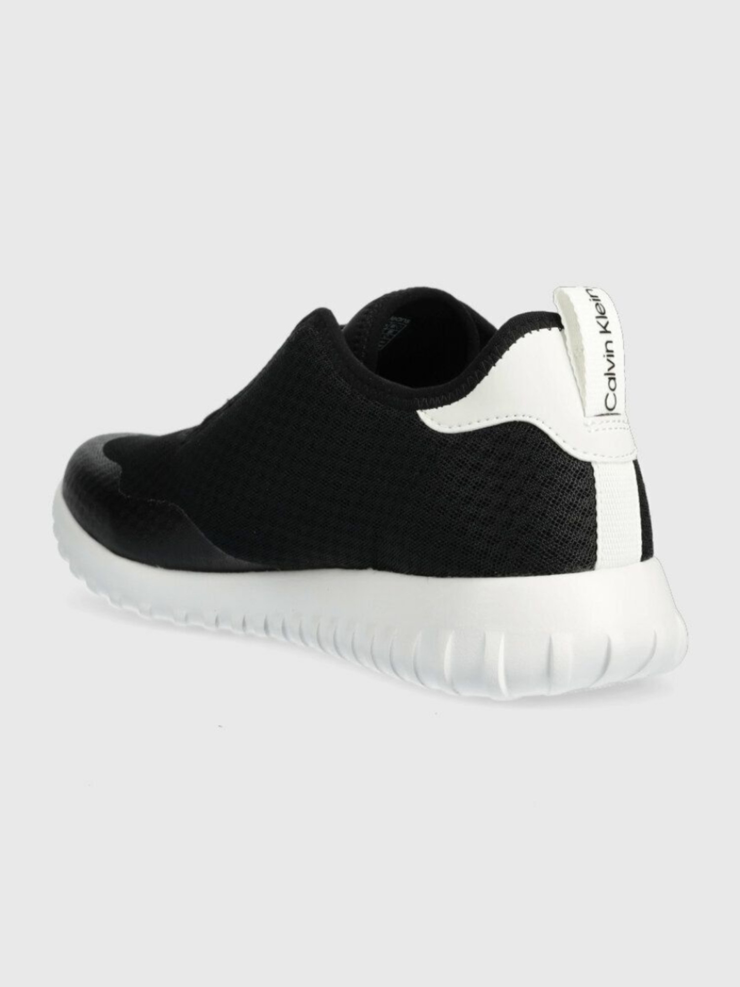 detail Calvin Klein pánské černé tenisky SPORTY RUNNER EVA SLIPON MESH
