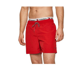 náhled Tommy Jeans pánské červené plavky MEDIUM DRAWSTRING