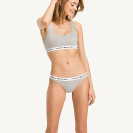 náhled Tommy Hilfiger dámská šedá sportovní podprsenka Iconic