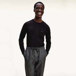náhled Tommy Hilfiger pánské černé tričko Stretch slim fit