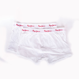 náhled Pepe Jeans pánské bílé boxerky Oliver 2 pack