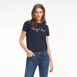 náhled Tommy Hilfiger dámské tmavě modré tričko Graphic