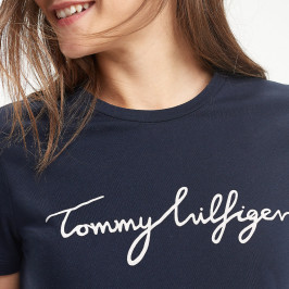 náhled Tommy Hilfiger dámské tmavě modré tričko Graphic