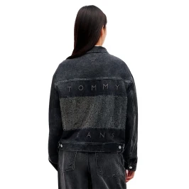 náhled Tommy Jeans dámská černá džínová bunda
