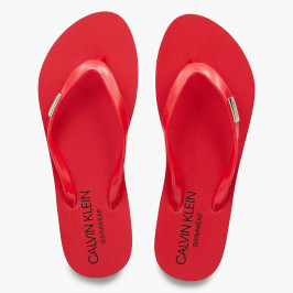 náhled Calvin Klein dámské červené žabky