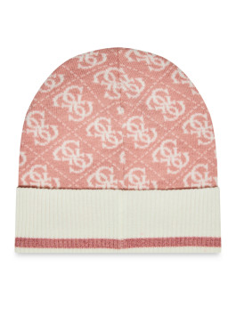 náhled Guess dámská růžovo krémová čepice