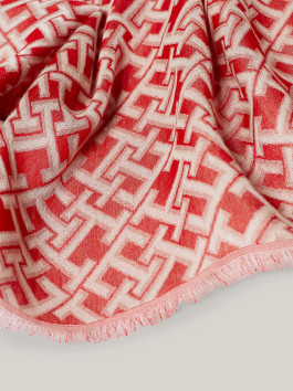 náhled Tommy Hilfiger dámská červená šála