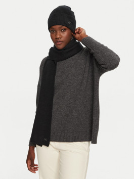 náhled Calvin Klein dámská černá sada čepice a šál