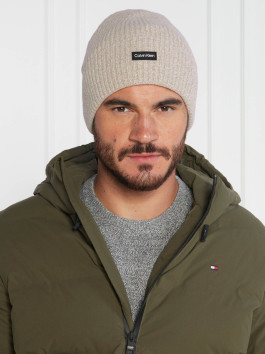 náhled Calvin Klein pánská krémová čepice