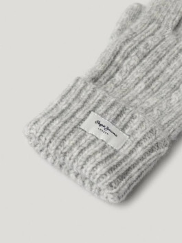 náhled Pepe Jeans dámské světle šedé rukavice