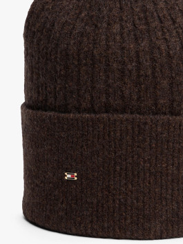 náhled Tommy Hilfiger dámská tmavě hnědá čepice 